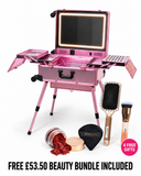 LED Vanity Mirror Trolley with Bluetooth (no legs)