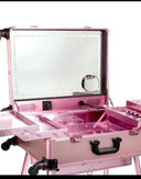 LED Vanity Mirror Trolley with Bluetooth