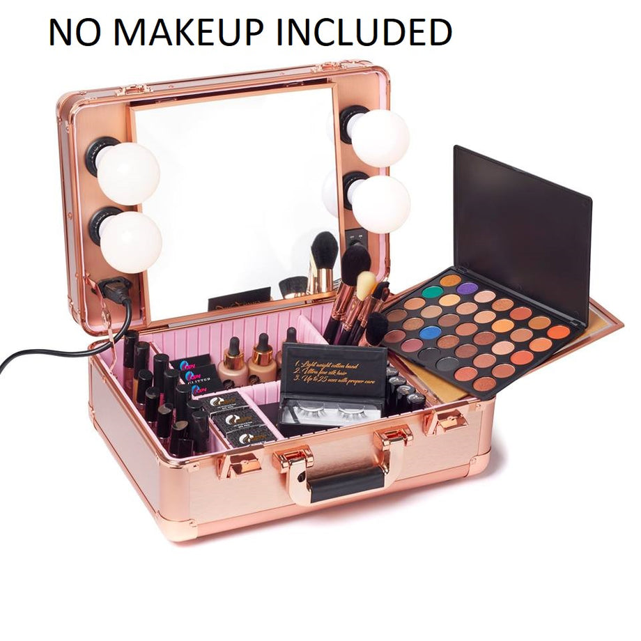Small Rose Gold Vanity Trolley Opv Beauty